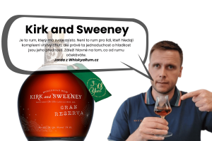 Láhev Kirk and Sweeney Gran Reserva ve tvaru cibule