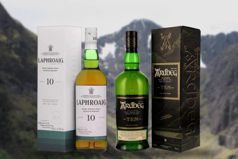 Laphroaig 10 vs Ardbeg 10: který kouřový Islay koupit