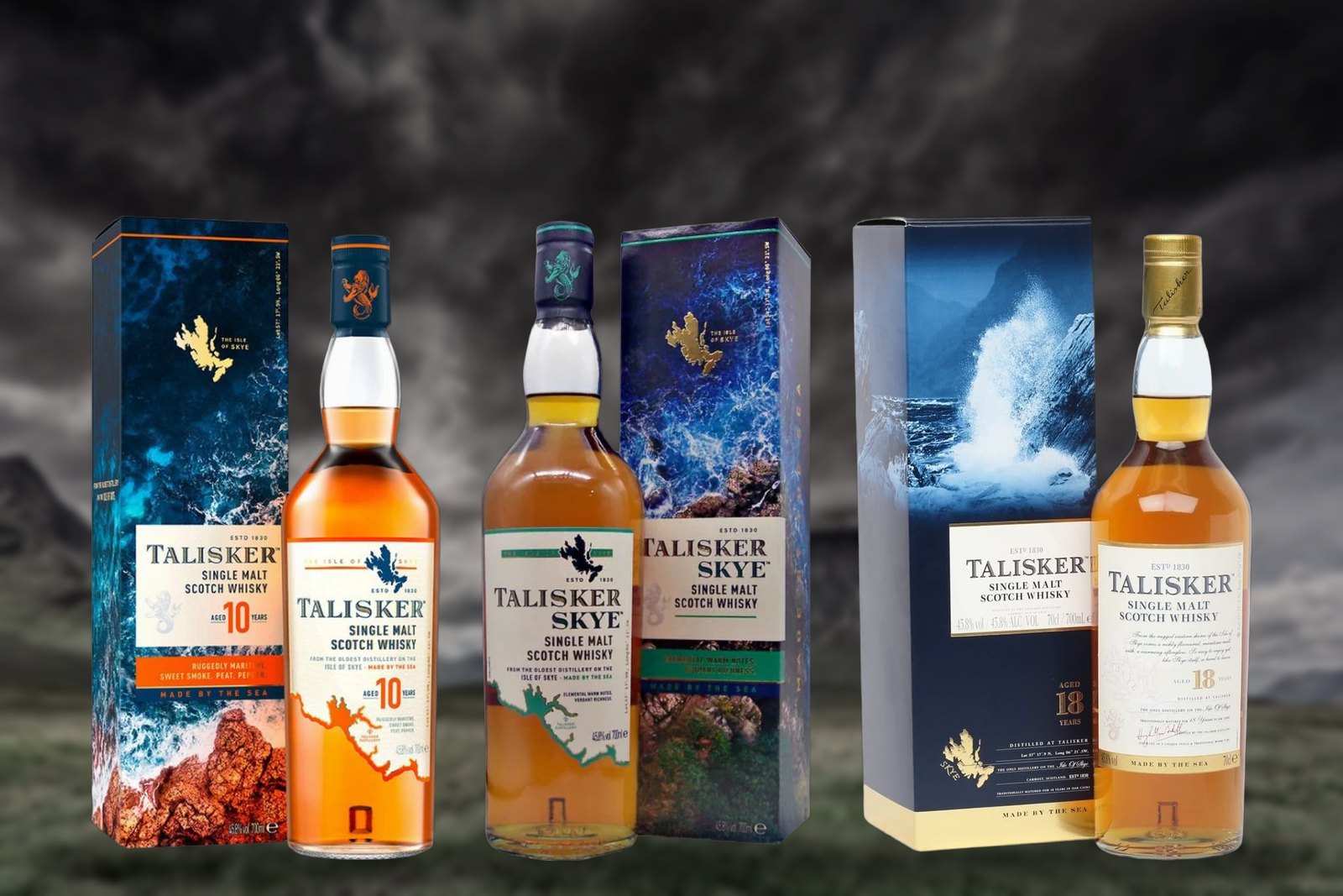 Talisker 10, Skye, nebo 18: kterou koupit (pil jsem všechny)