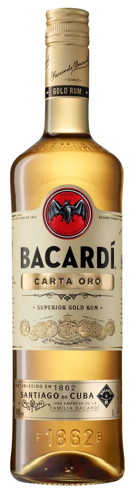 Láhev Bacardi Carta Oro 1 l