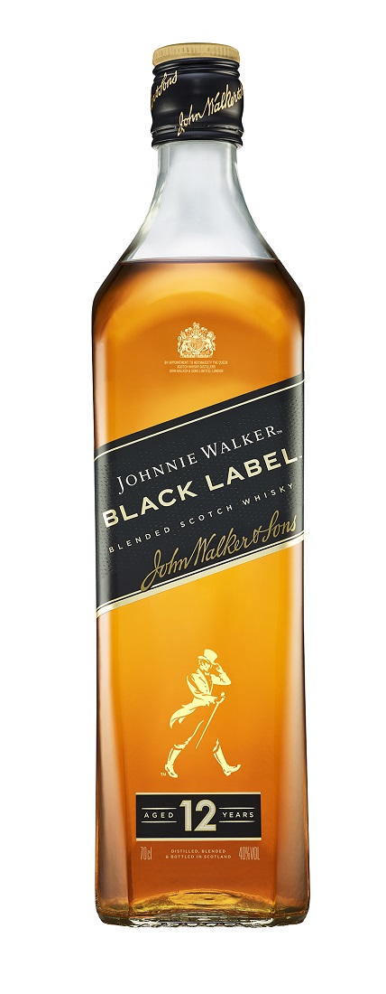 Láhev whisky Johnnie Walker Black Label 12 let