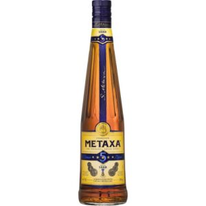 Láhev Metaxa 5 hvězdiček