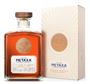 Karafa Metaxa Private Reserve (Metaxa Orama) s krabicí